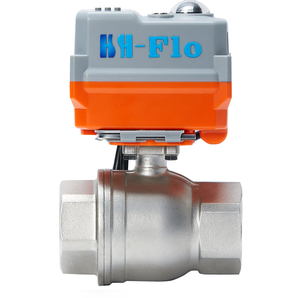 24VAC/DC 0-10V 2 Way 1/2" 3/4" 1" 2" 1-1/4" 1-1/2" 2"  Normally Open/Closed Proportional Integral Control Stainless Steel 304 Motorized Ball Valve