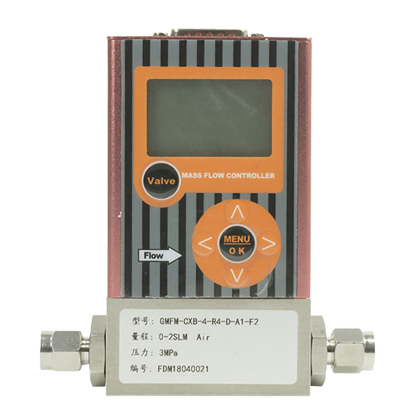 Gas Micro Flow Meter 24VDC SS316L Tiny Gas Mass Flowmeter Leak Testing Nitrogen Argon Tiny Gas Flow Meter